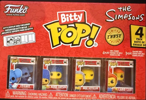 Funko Bitty Pop! The Simpsons 4-Pack ürün görseli