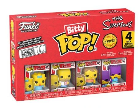Funko Bitty Pop! The Simpsons 4-Pack - Resim 2
