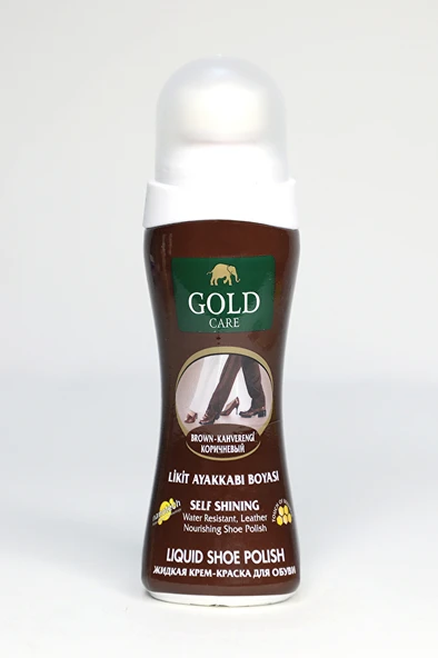 2 ADET  Goldcare Ayakkabı Boyası Likit 75 ml Kahverengi ürün görseli 1