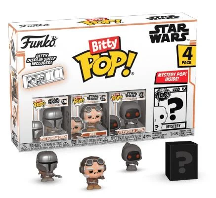Funko Bitty Pop! Star Wars Mandalorian 4-Pack ürün görseli