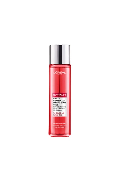2 ADET  L'Oréal Paris Revitalift %5 Saf Glikolik Asit Peeling Etkili Tonik 180ml ürün görseli