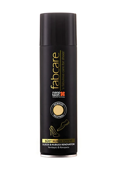 2 ADET  Fabcare Ayakkabı Boyası Sprey Suet Naturel ürün görseli 1