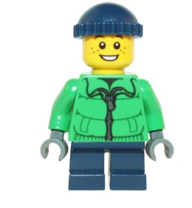 Lego Minifigür Winter Jacket Zipper Kid hol065 ürün görseli 1