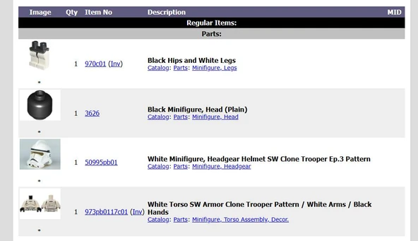 Lego Minifigür Clone Trooper (Phase 2) Black Head sw0126 - Resim 2