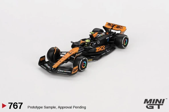 Mini GT McLaren MCL60 #4 Lando Norris 2023 F1 2023 Japanese GP 2nd Place 767 - Resim 2