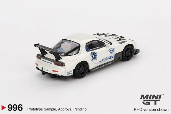Mini GT Mazda RX-7 (FD3S) Itosyoukai Rei-gouki with RE Amemiya 996 - Resim 3