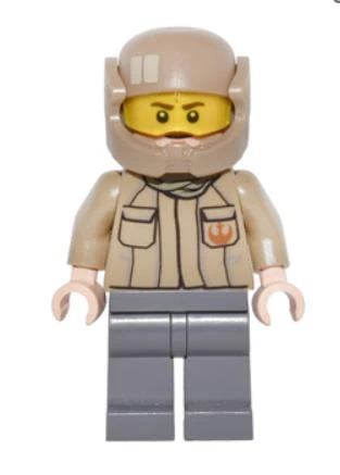 Lego Minifigür Resistance Trooper Resistance Logo sw0721 ürün görseli 1
