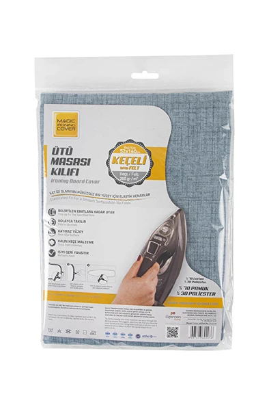 2 ADET  Egemen keçeli Ütü Masası Klılıfı 52*140CM 200 gr Keçe ürün görseli