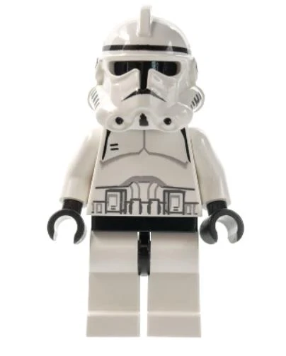 Lego Minifigür Clone Trooper (Phase 2) Black Head sw0126 ürün görseli