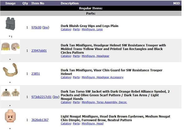 Lego Minifigür Resistance Trooper Resistance Logo sw0721 - Resim 2