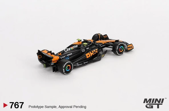 Mini GT McLaren MCL60 #4 Lando Norris 2023 F1 2023 Japanese GP 2nd Place 767 - Resim 3