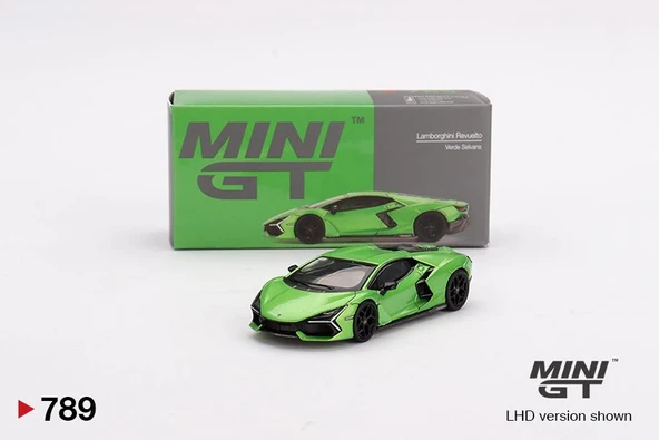 Mini GT Lamborghini Revuelto Verde Selvans 789 ürün görseli
