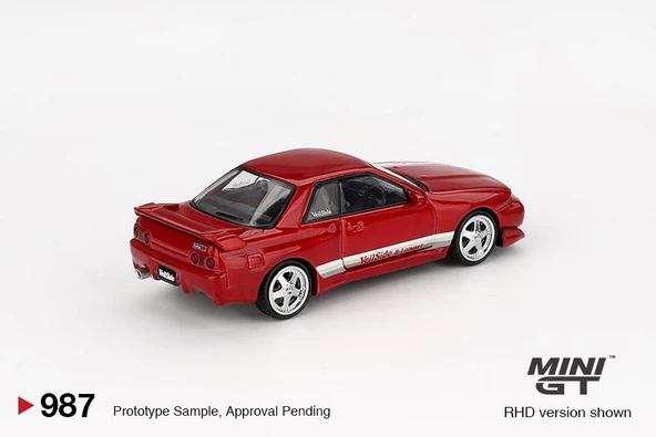 Mini GT Nissan Skyline GT-R (R32) VeilSide Combat C-I Gem Red 987 - Resim 3