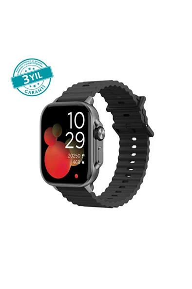 2 ADET ttec Tempus 51 mm TFT Ekranlı Dikdörtgen Metal Kasa Akıllı Saat 2SW03S-Siyah