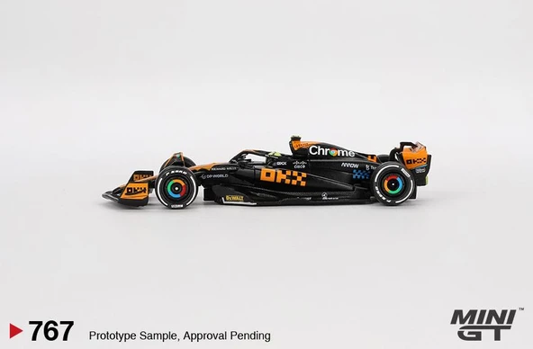 Mini GT McLaren MCL60 #4 Lando Norris 2023 F1 2023 Japanese GP 2nd Place 767 - Resim 4
