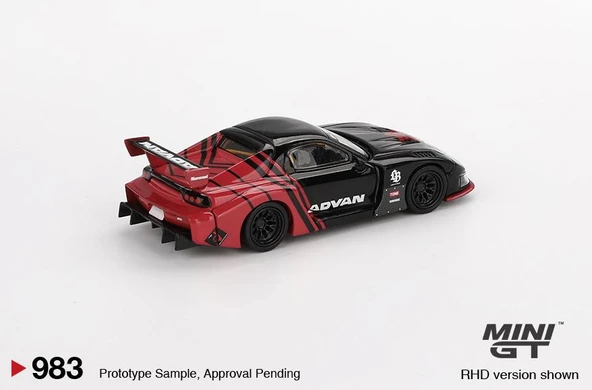Mini GT Mazda RX-7 LB-Super Silhouette Advan 983 - Resim 3