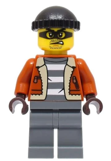 Lego Minifigür Police City Bandit Crook Male cty1566 ürün görseli 1