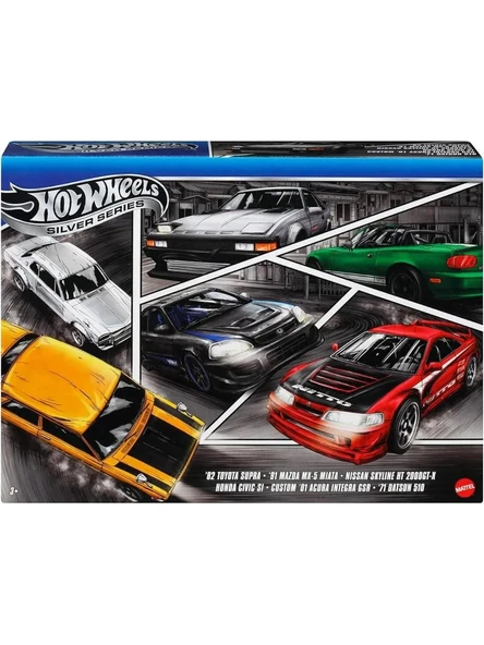 Hot Wheels Silver Series 6 Araçlı Set JBY77 - Resim 2