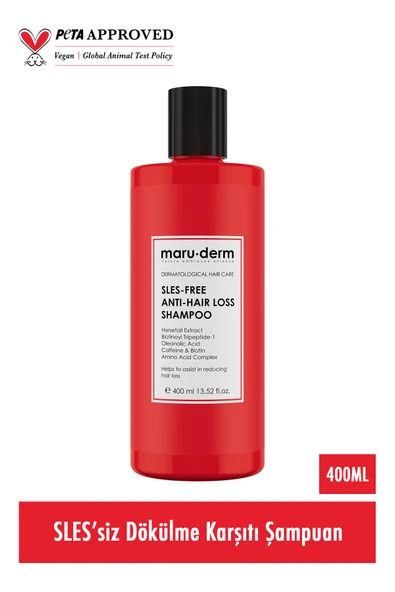 Saç Dökülme Karşıtı Sülfatsız Şampuan 400 ML | Tüm Saç Tipleri | Sülfatsız, Tuzsuz, Vegan Şampuan - 2