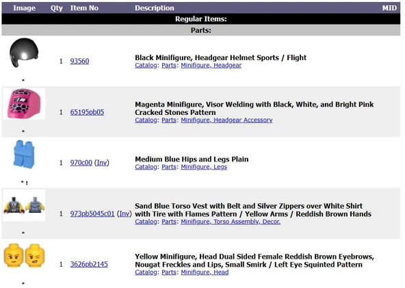 Lego Minifigür Mechanic Female cty1539 - Resim 2