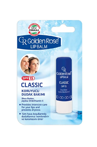 2 ADET Golden Rose Dudak Balmı Classic Spf15
