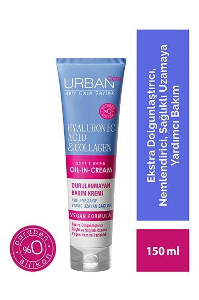 2 ADET  Urban Care Oil In Cream Hyaluronik Asit  Kolajen 150ml Saç Kremi ürün görseli 1