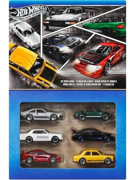 Hot Wheels Silver Series 6 Araçlı Set JBY77 ürün görseli