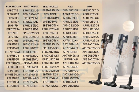 Electrolux 700-800 serisi Şarjlı Dik Süpürge İle Uyumlu Sünger Filtre 2li - Resim 4