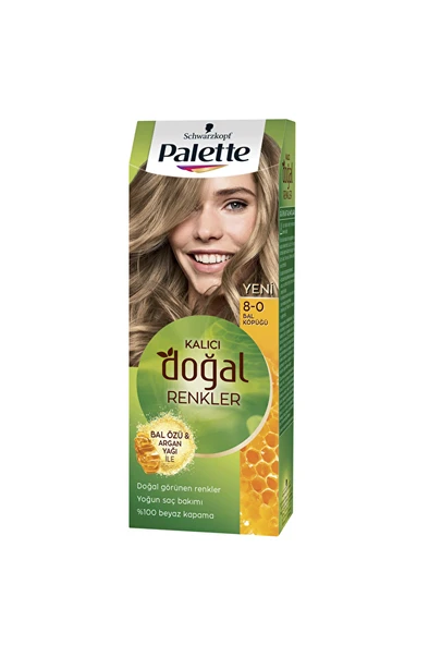 3 ADET Palette Natural Saç Boyası 8.0 Bal Köpüğü