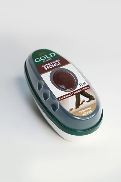 3 ADET  Goldcare Ayakkabı Süngeri 11 ml Kahve Depolu ürün görseli 1
