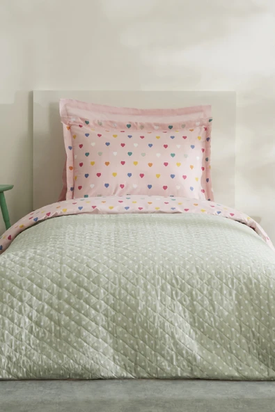 Young Heartland Tek Kişilik Kapitoneli Nevresim Takımı - Resim 3