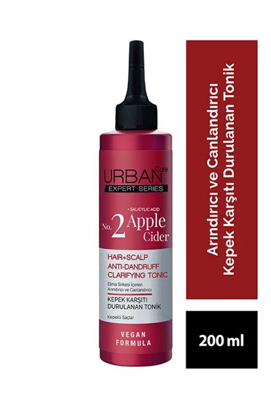 3 ADET  Urban Care No.2 Expert Apple Cider Kepek Karşıtı Tonik 200 ml ürün görseli