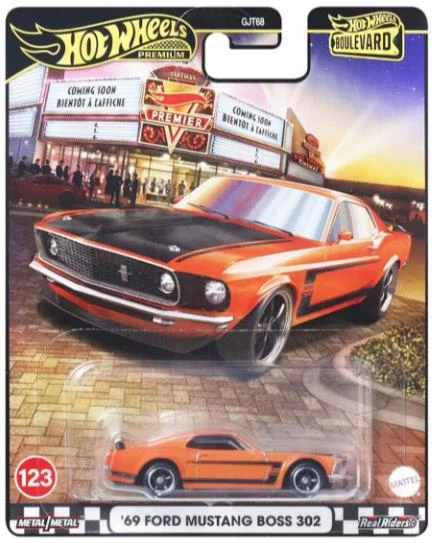 Hot Wheels Premium Boulevard '69 Ford Mustang Boss 302 JBL20 ürün görseli 1