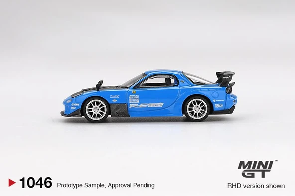 Mini GT Mazda RX-7 RE-Amemiya 20B NA 3ROTOR-7 “Ama-san Go” 1046 - Resim 4