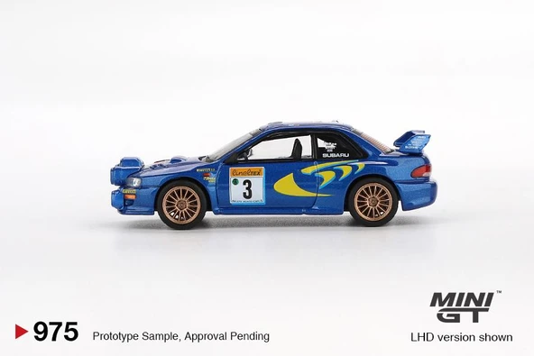 Mini GT Subaru Impreza WRC98 1998 Rally Monte-Carlo 3rd Place #3 975 - Resim 4