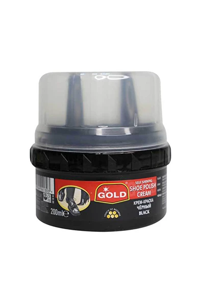 3 ADET  Gold Ayakkabı Boyası Krem 200 ml Siyah ürün görseli 1