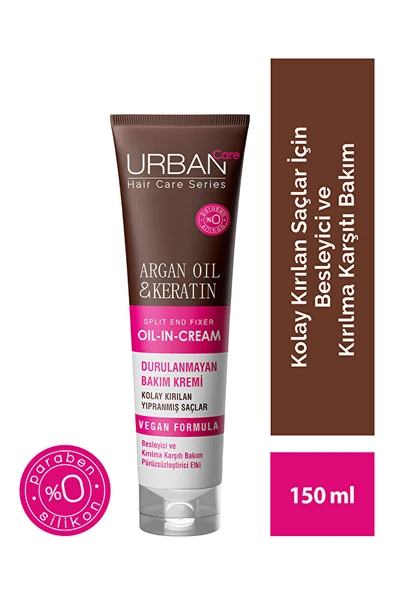 3 ADET  Urban Care Oil In Cream Argan Oil ve Keratin 150ml Saç Kremi ürün görseli