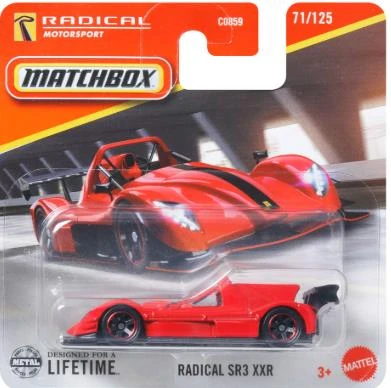 Matchbox Tekli Arabalar Radical SR3 XXR JBR72 ürün görseli