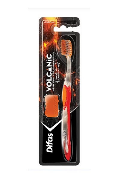 3 ADET  Difaş Diş Fırçası Volkanik ürün görseli 1