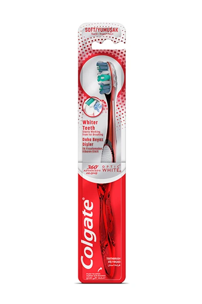 4 ADET Colgate Diş Fırçası 360 Optik Beyaz