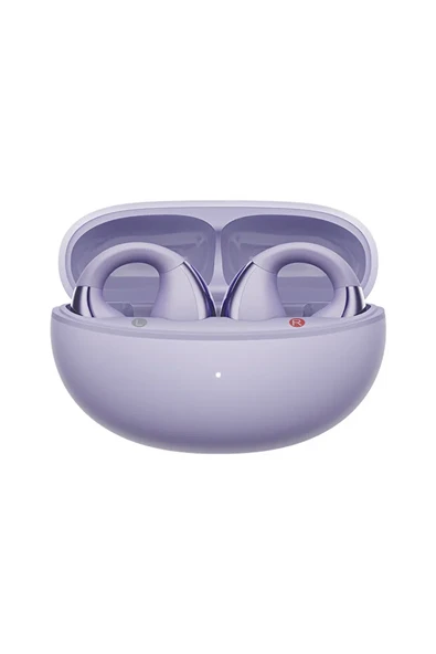 Qcy C30 (QT33) Crossky Kablosuz Küpe Kulaklık 4 Mikrofon Enc Ipx5 Bluetooth 5.4 Mor
