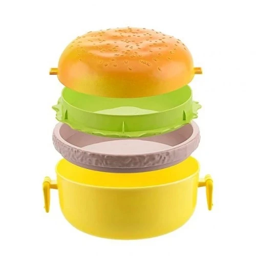 Hamburger Tasarımlı Beslenme Kabı - 3