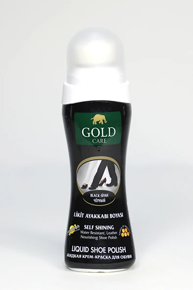 4 ADET   Goldcare Ayakkabı Boyası Likit 75 ml Siyah ürün görseli 1