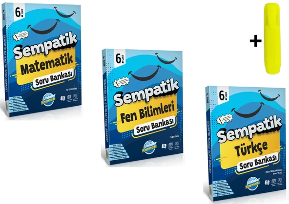 Ünlüler Karması 6.Sınıf Matematik Fen Türkçe Soru Bankası Seti ürün görseli 1