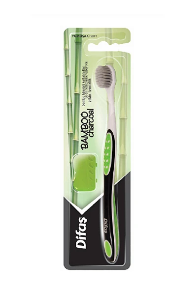 4 ADET   Difaş Diş Fırçası Bambu Aktif Kömür ürün görseli