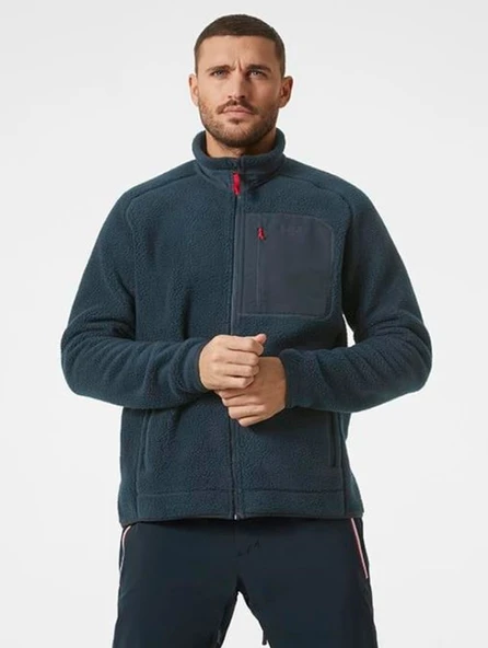 Helly Hansen Panorama Pile Block Jacket Erkek Lacivert Polar HHA.49460.HHA.598 - Resim 3