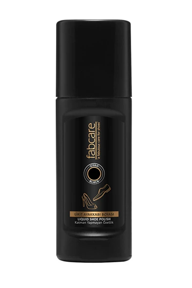 4 ADET   Fabcare Ayakkabı Boyası Likit Siyah ürün görseli 1