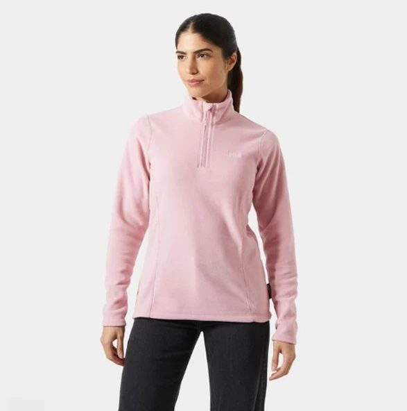 Helly Hansen Slope Fleece Kadın Yarım Fermuar Polar Pembe HH..15001.HHA.057 - Resim 2
