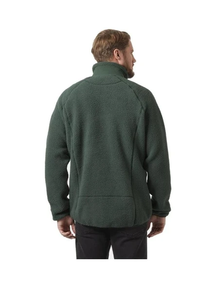 Helly Hansen Panorama Pile Block Jacket Erkek Yeşil Polar HHA.49460.HHA.390 - Resim 3