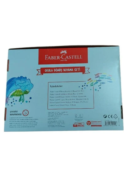 Faber Castell Faber Okula Dönüş Boyama Seti - Resim 3
